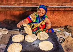 Indian street vendor