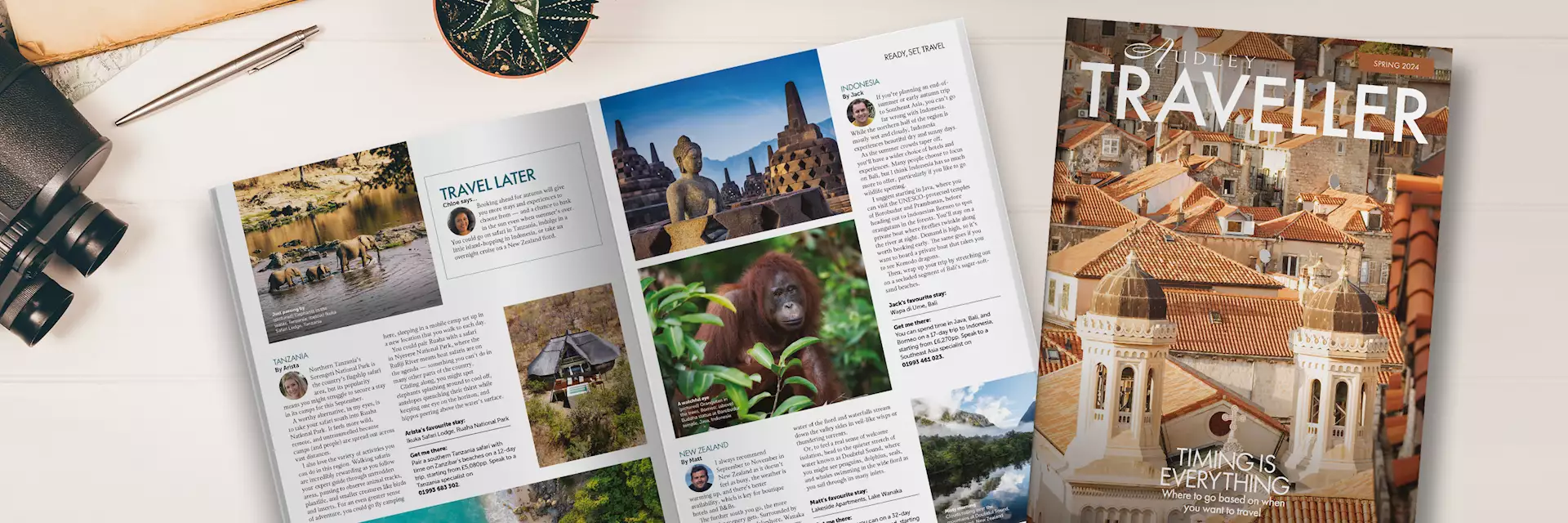 Spring 2024 Audley Traveller Cover